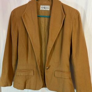 Ralph Lauren Women's Camel Blazer original sample